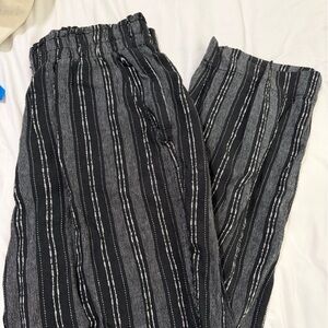 Striped Black and white women’s Pants